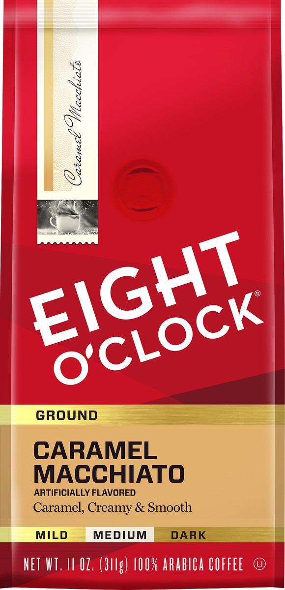 slide 4 of 8, Eight O'Clock Coffee Caramel Macchiato Medium Roast Ground Coffee 11 oz, 11 oz