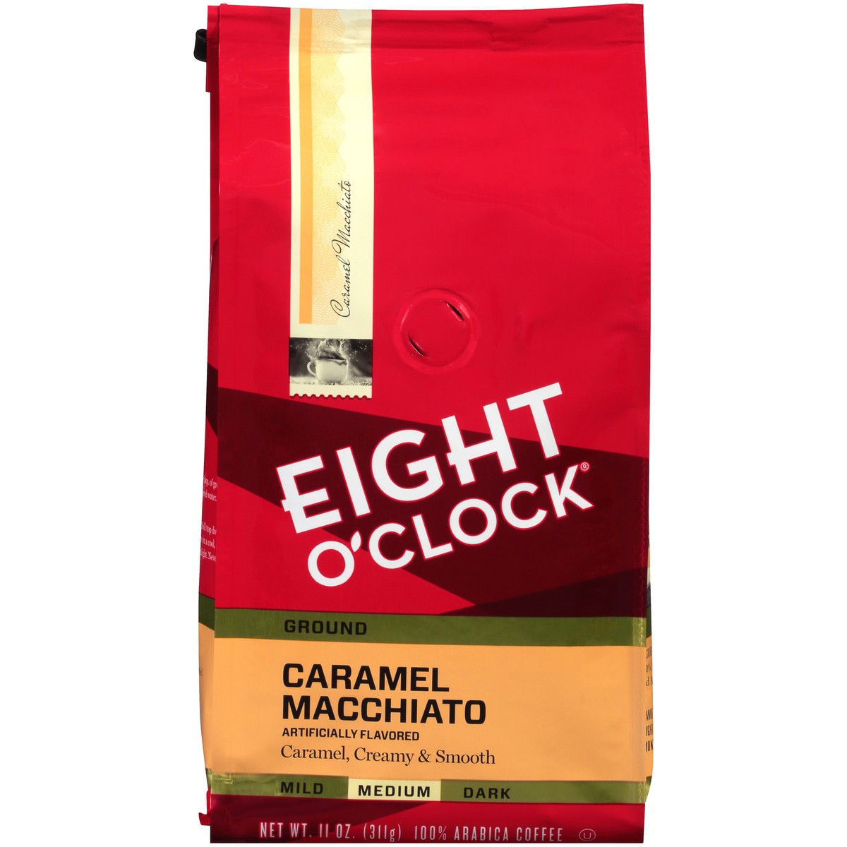 slide 1 of 8, Eight O'Clock Coffee Caramel Macchiato Medium Roast Ground Coffee 11 oz, 11 oz