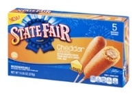 slide 1 of 1, Hillshire Farm State Fair Corn Dogs Cheddar, 5 ct; 13.35 oz