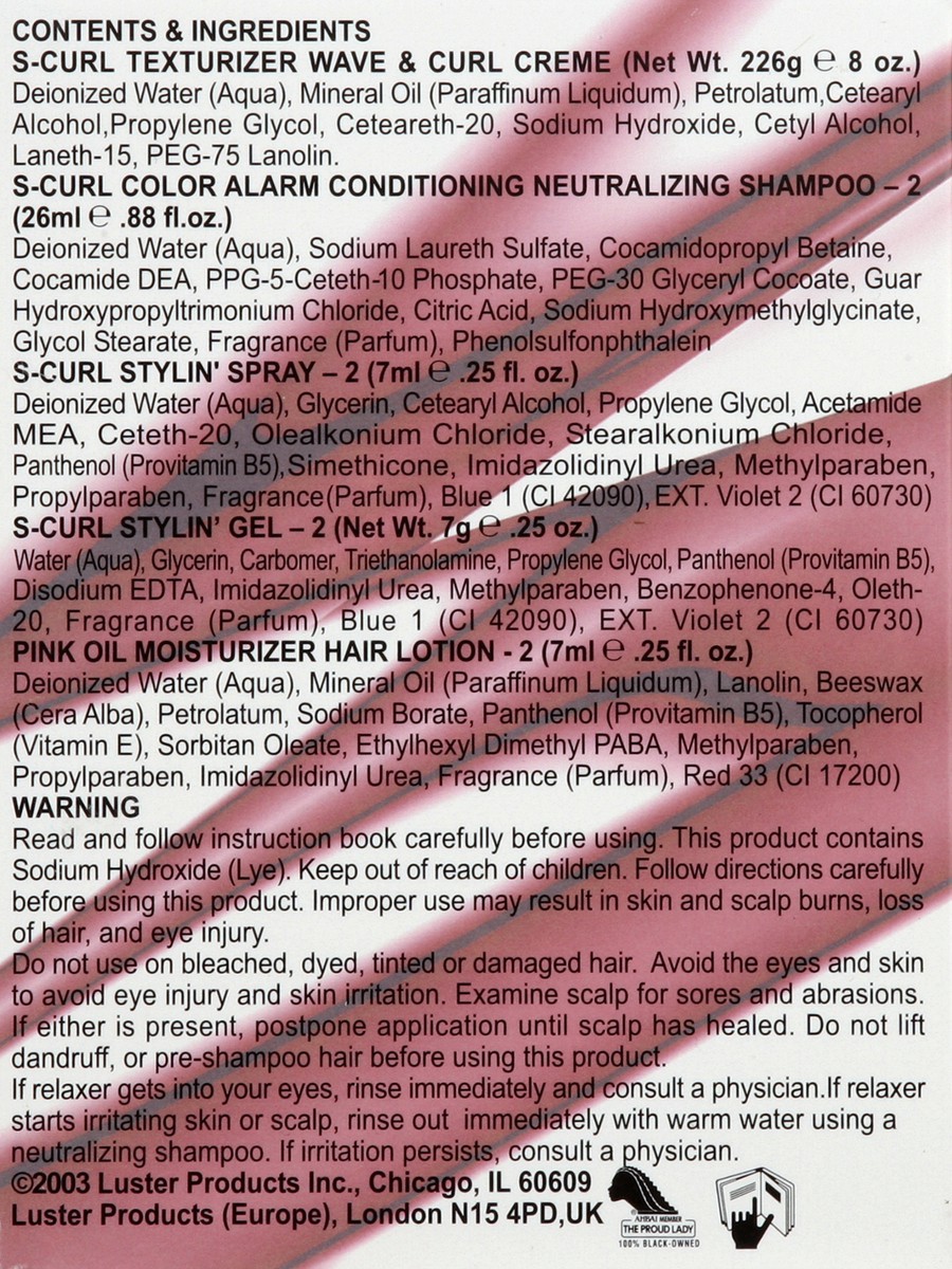 slide 6 of 6, S-Curl Texturizer 2 ea, 1 ct