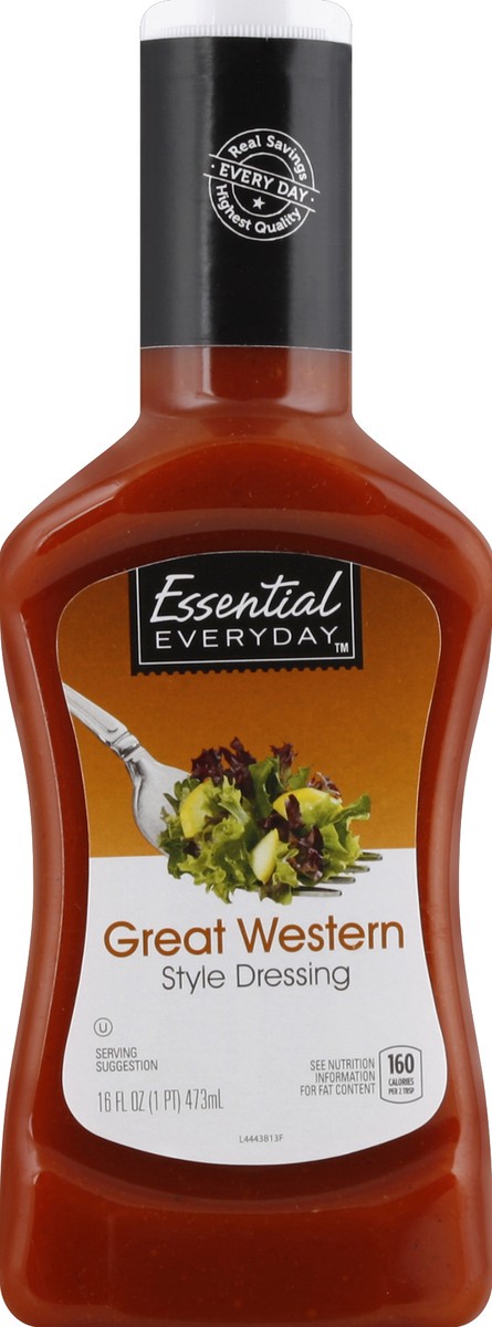 slide 2 of 2, Essential Everyday Western Dressing, 16 oz