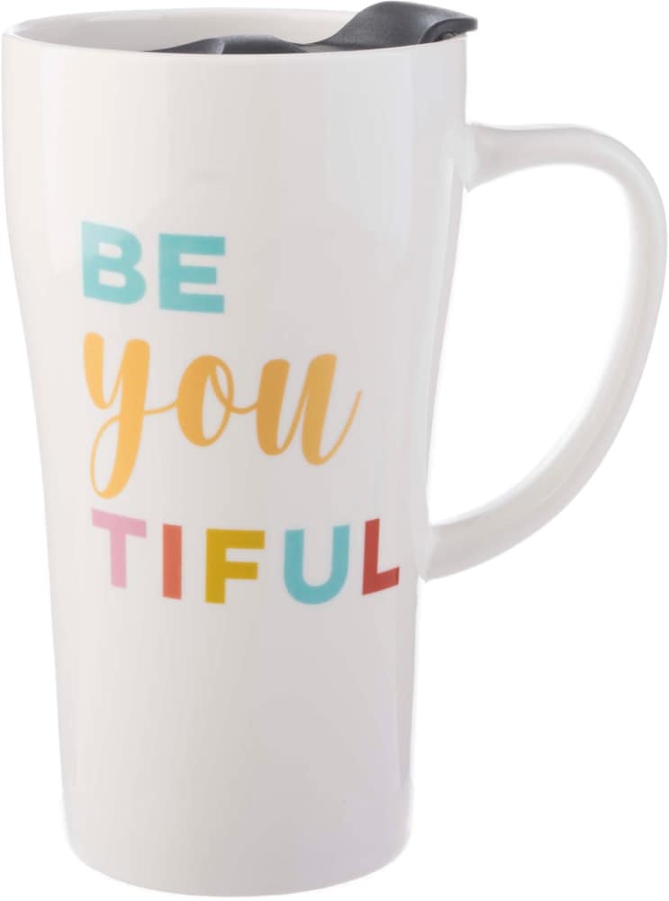 slide 1 of 1, Formation Brands Be-You-Tiful Latte Travel Mug, 16 oz