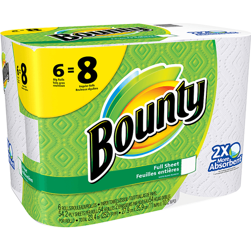 slide 13 of 16, Bounty Paper Towels 6 ea, 6 ct