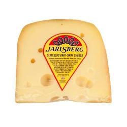 Jarlsberg Semi Soft Part Skim Cheese Wedge