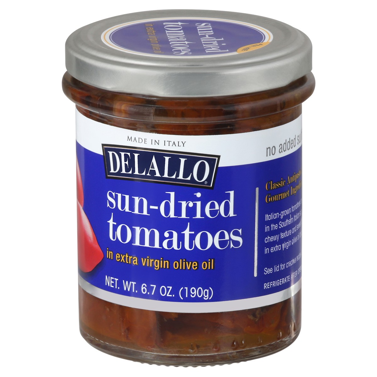 slide 10 of 11, DeLallo Sun-Dried Tomatoes-Delallo, 6.67 oz