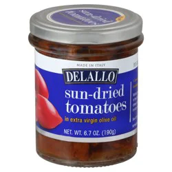 DeLallo Sun-Dried Tomatoes with Extra Virgin Olive Oil 6.7 oz