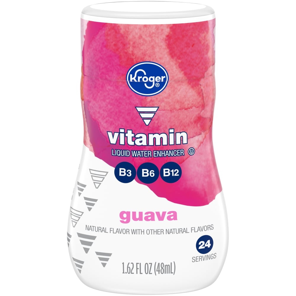slide 1 of 1, Kroger Vitamin Guave Liquid Water Enhancer, 1.62 fl oz