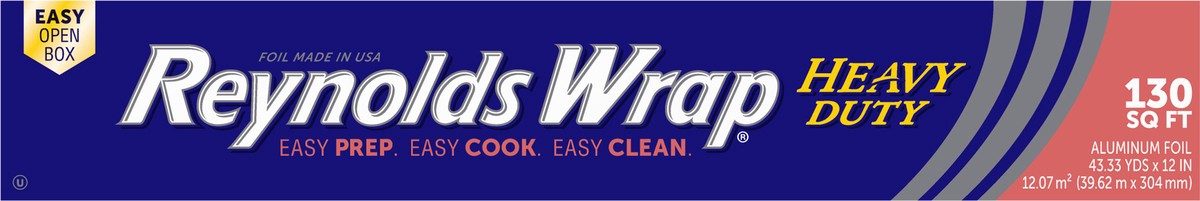 slide 11 of 12, Reynolds Wrap 130 Square Feet Heavy Duty Aluminum Foil 1 ea, 1 ct
