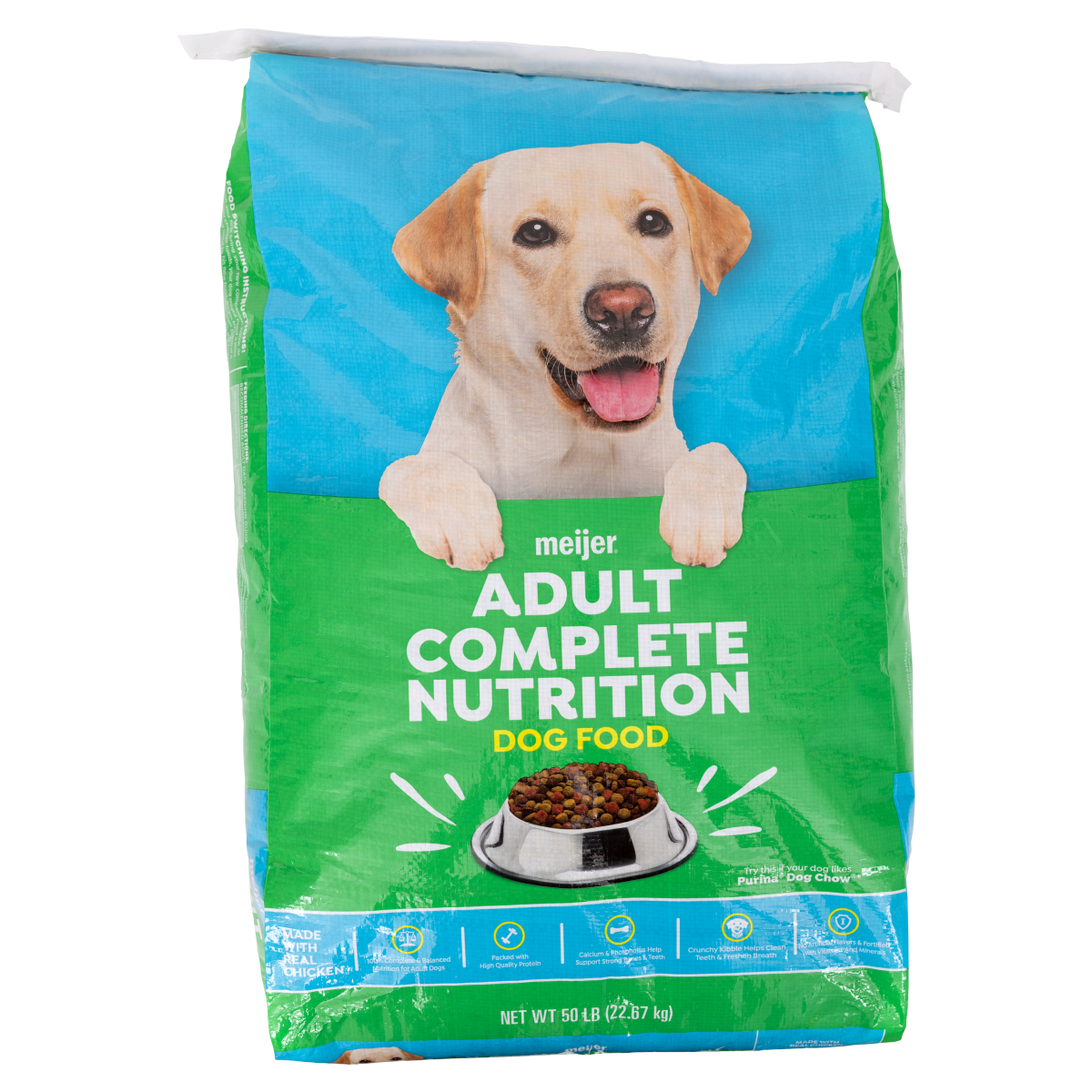 slide 1 of 5, Meijer Complete Nutrition Dry Dog Food, Poultry, 50 lb