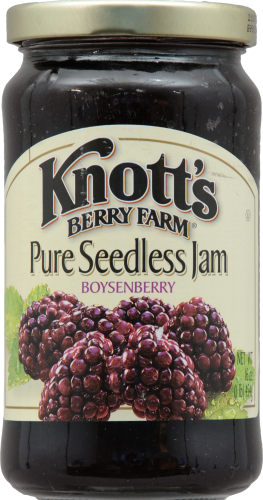 slide 1 of 1, Knott's Berry Farm Jam Pure Seedless Boysenberry, 16 oz