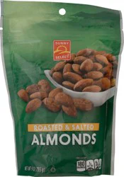 Sunny Select Roasted & Salted Almonds 9 oz