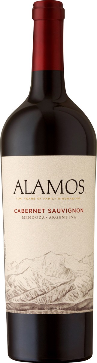slide 2 of 3, Alamos Red Wine, 750 ml