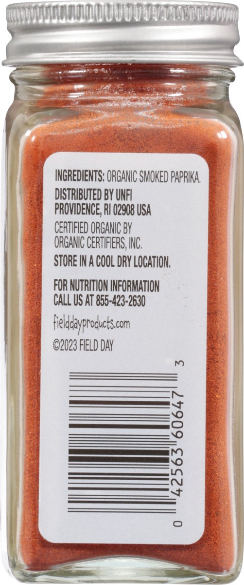 slide 2 of 12, Field Day Organic Smoked Paprika 1.9 oz, 1.9 oz