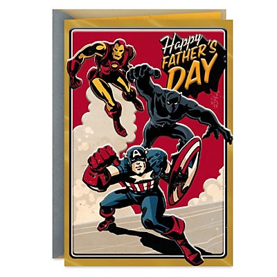 slide 1 of 1, Hallmark Fathers Day Card (Vintage Avengers), #38, 1 ct