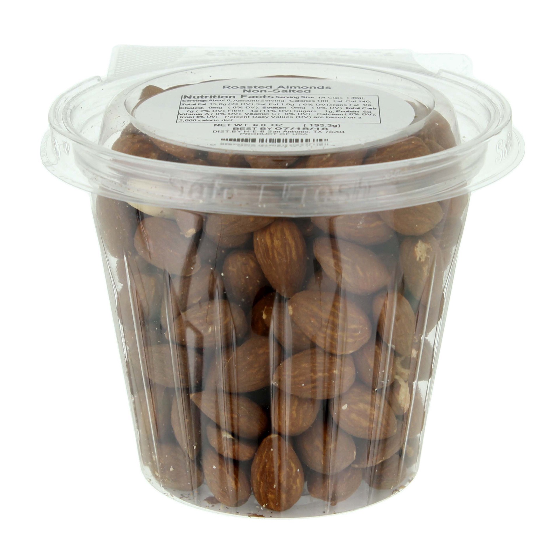 slide 1 of 1, SunRidge Farms Dry Roasted Almonds Unsalted, 6.82 oz