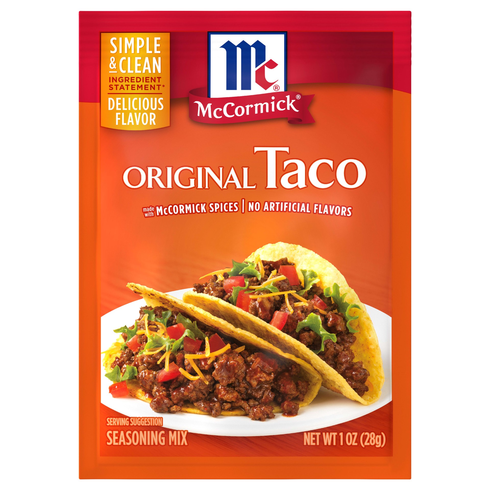 slide 1 of 5, McCormick Taco Seasoning Mix, 1 oz