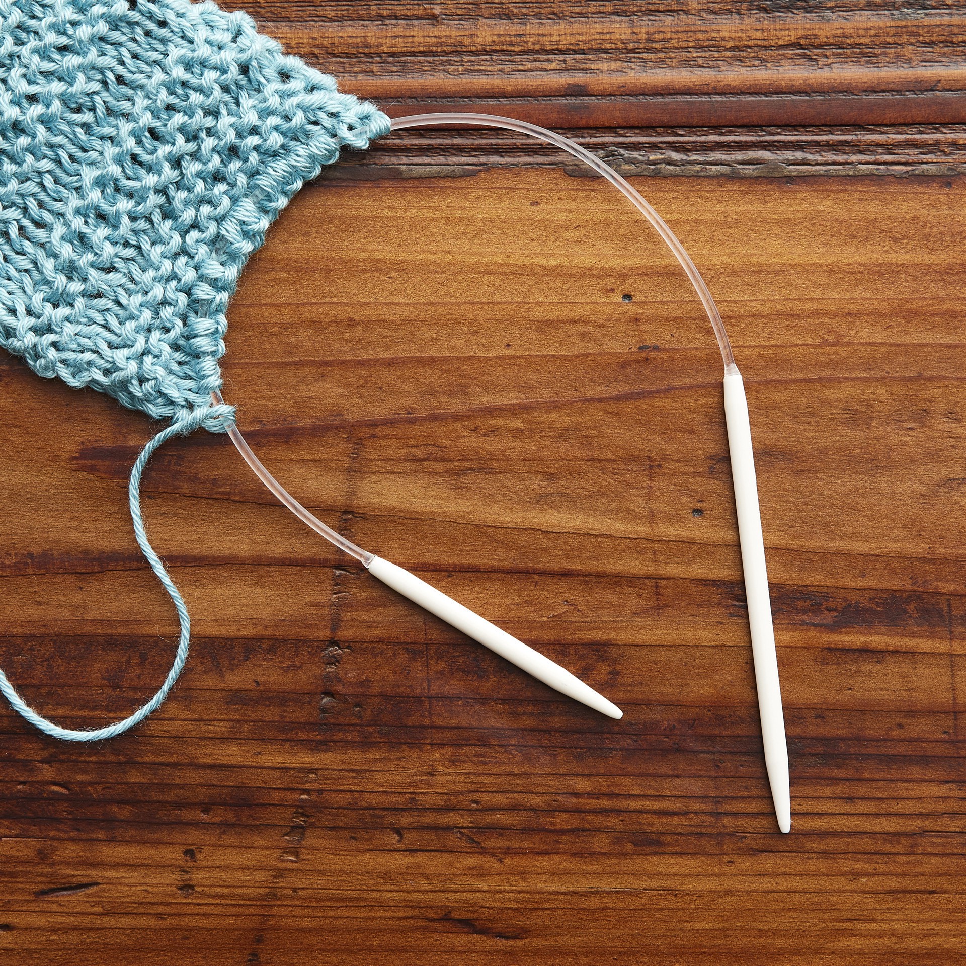 slide 2 of 3, 11" Plastic Circular Needles By Loops & Threads, 3.5mm