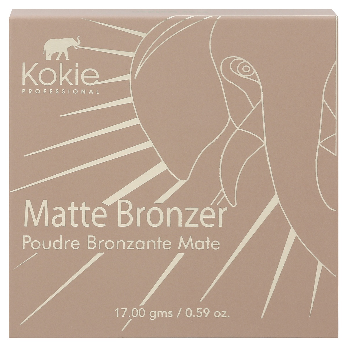 slide 1 of 1, Kokie Professional Stay Golden Matte Bronzer, 20 gram