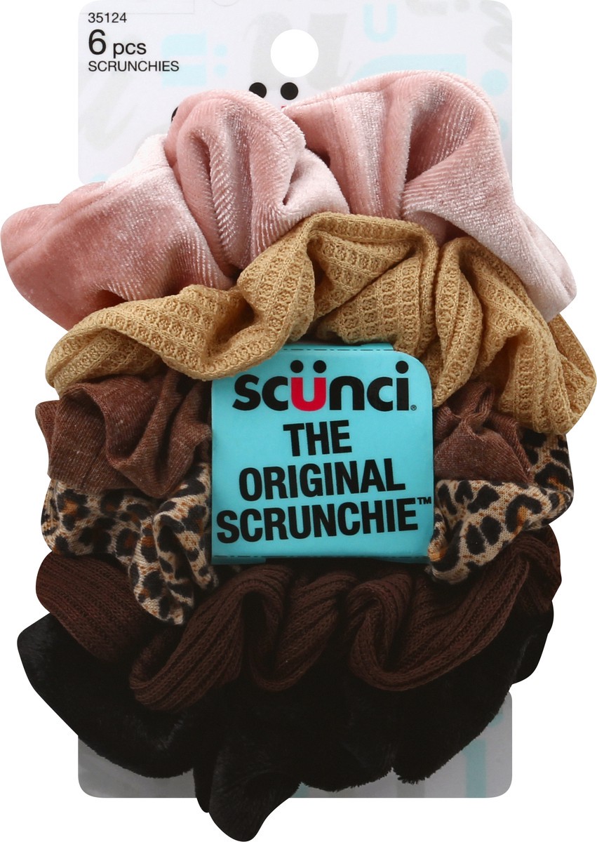 slide 6 of 9, scünci Scrunchies 6 ea, 6 ct