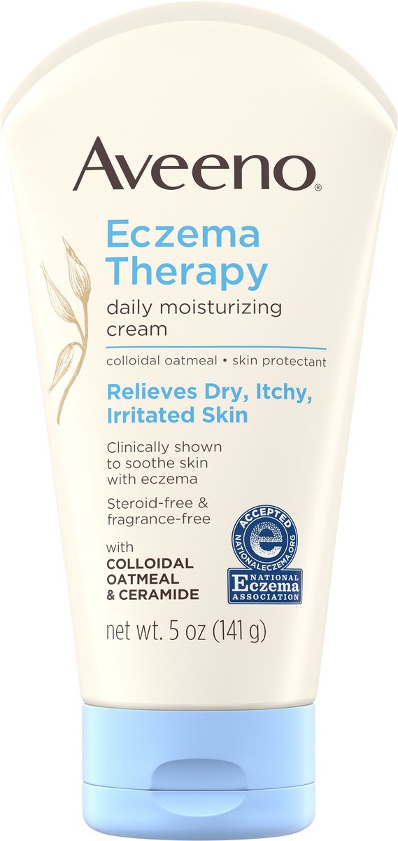 slide 3 of 7, Aveeno Active Naturals Eczema Therapy Moisturizing Cream, 5 oz