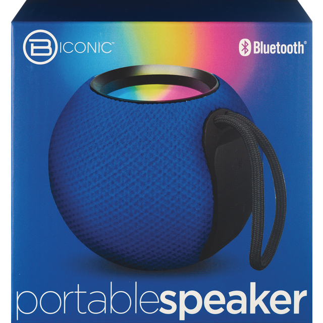 slide 1 of 1, B-ICONIC Biconi Bt Speaker Purple, 1 ct