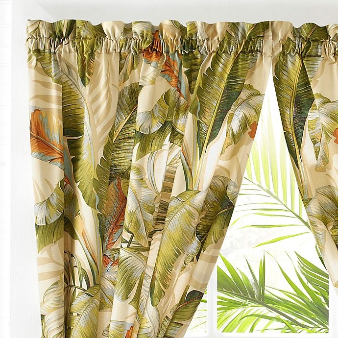 slide 2 of 2, Tommy Bahama Palmiers Window Curtain Panel Pair, 1 ct