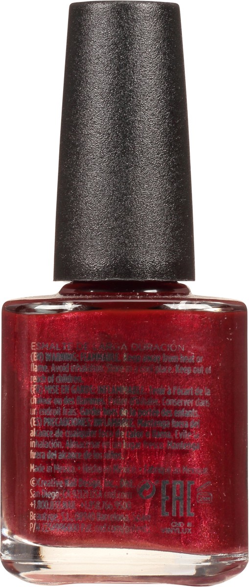 slide 3 of 9, CND Vinylux Red Baroness Polish 0.5 fl oz Bottle, 0.5 oz