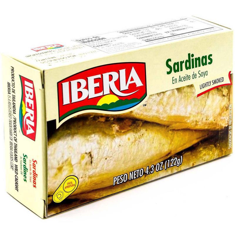 slide 2 of 4, Iberia Sardines in Oil, 4.3 oz