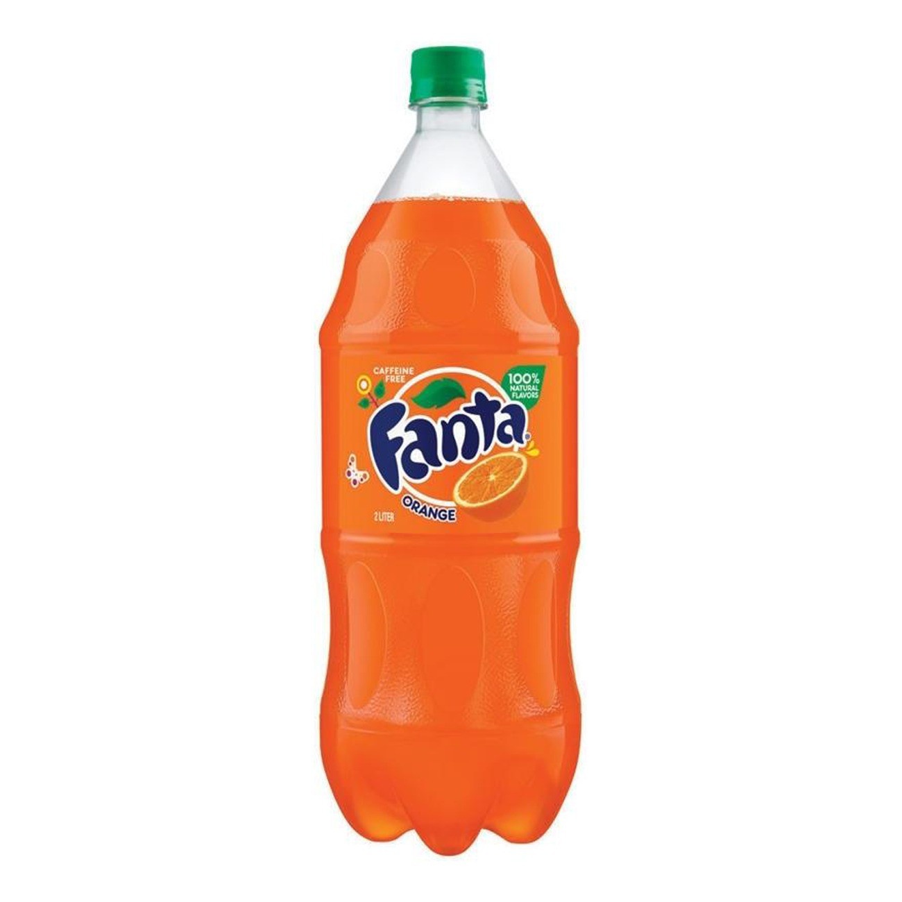slide 1 of 1, Fanta Orange Soda - 2 L Bottle, 2 liter