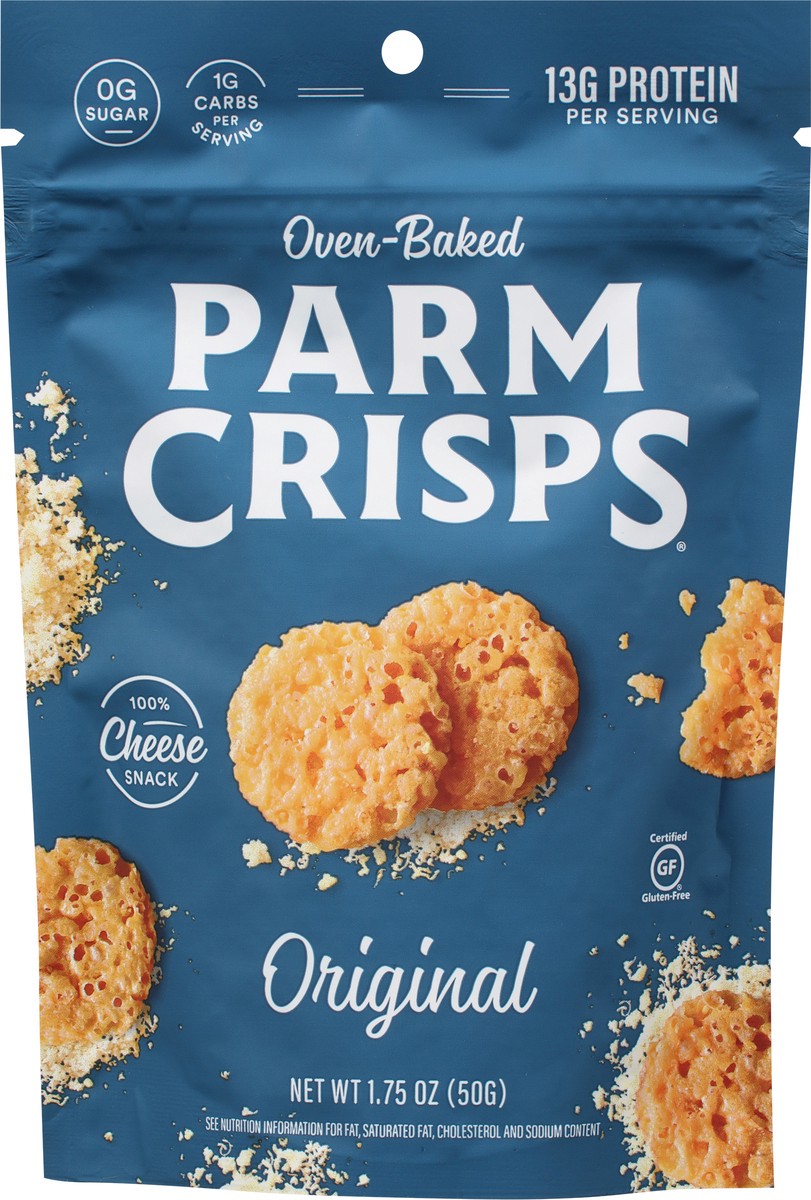 slide 2 of 7, ParmCrisps Oven-Baked Original Cheese Snack 1.75 oz, 1.75 oz