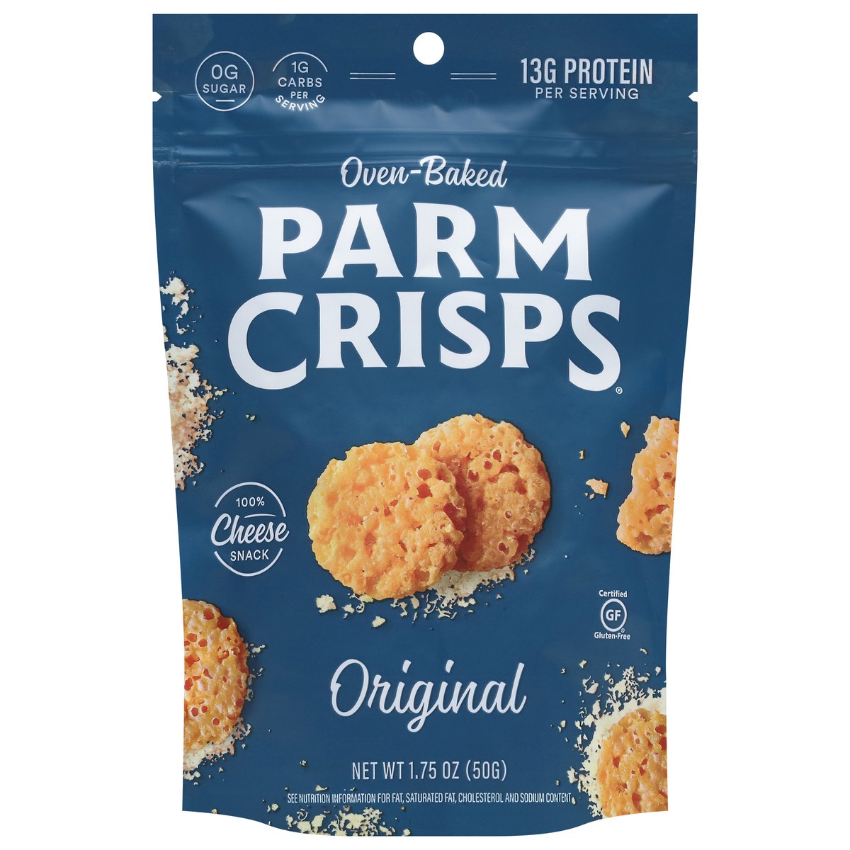 slide 1 of 7, ParmCrisps Oven-Baked Original Cheese Snack 1.75 oz, 1.75 oz