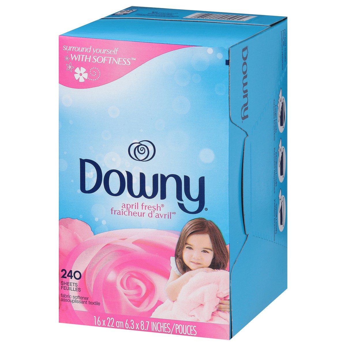 slide 4 of 9, Downy Fabric Softener Dryer Sheets, April Fresh , 240 Count, 240 ct