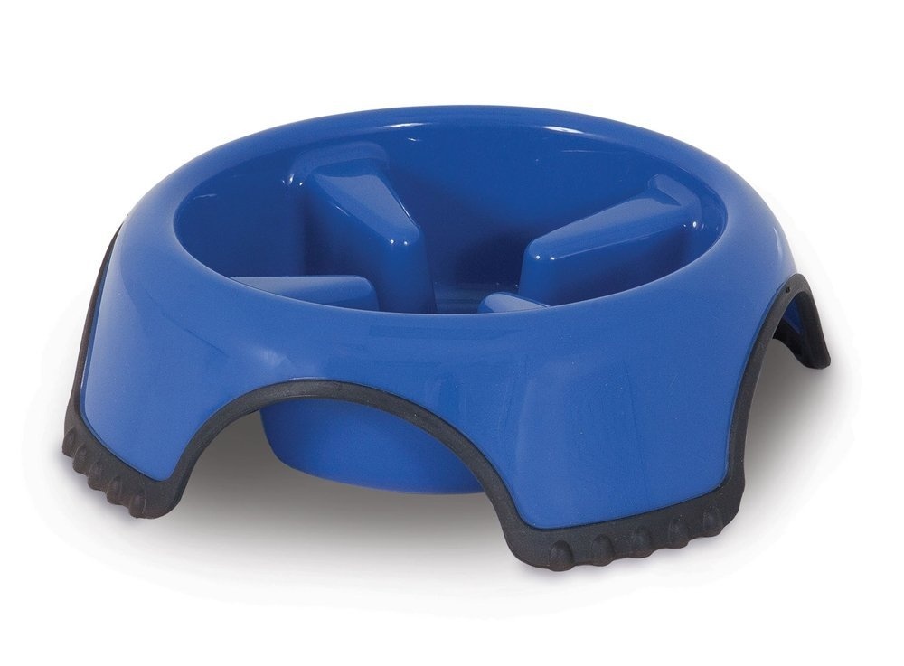 slide 1 of 1, Aspen Pet Anti-Skid Slow Feed Bowl, 1 ct