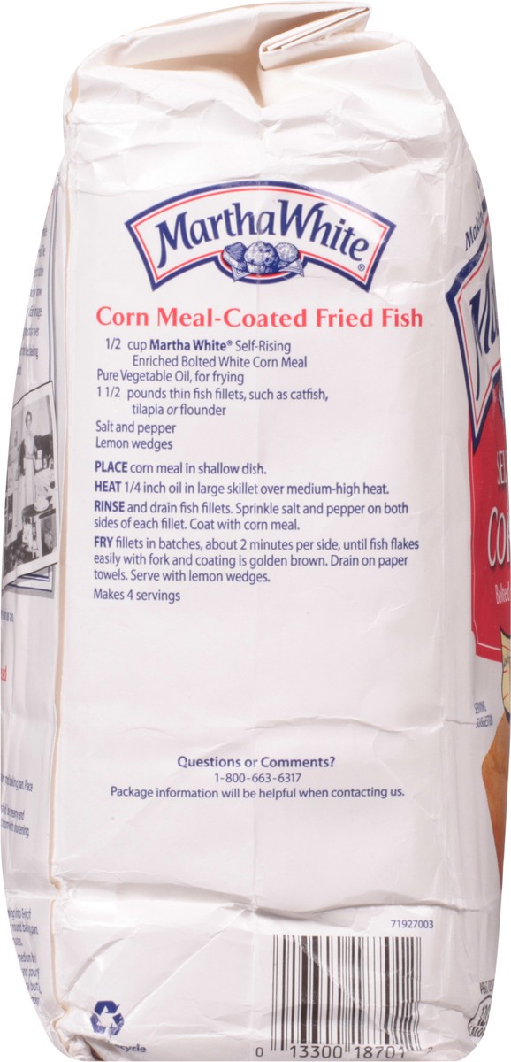 slide 8 of 9, Martha White Self-Rising Corn Meal with Hot Rize 5 lb, 5 lb