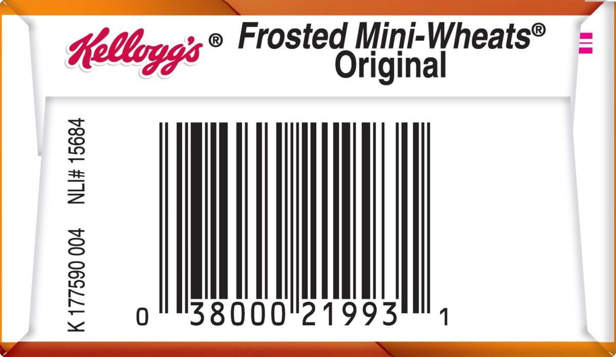 slide 3 of 7, Frosted Mini-Wheats Kellogg's Frosted Mini-Wheats Breakfast Cereal Original, 1.13 oz, 1.31 oz