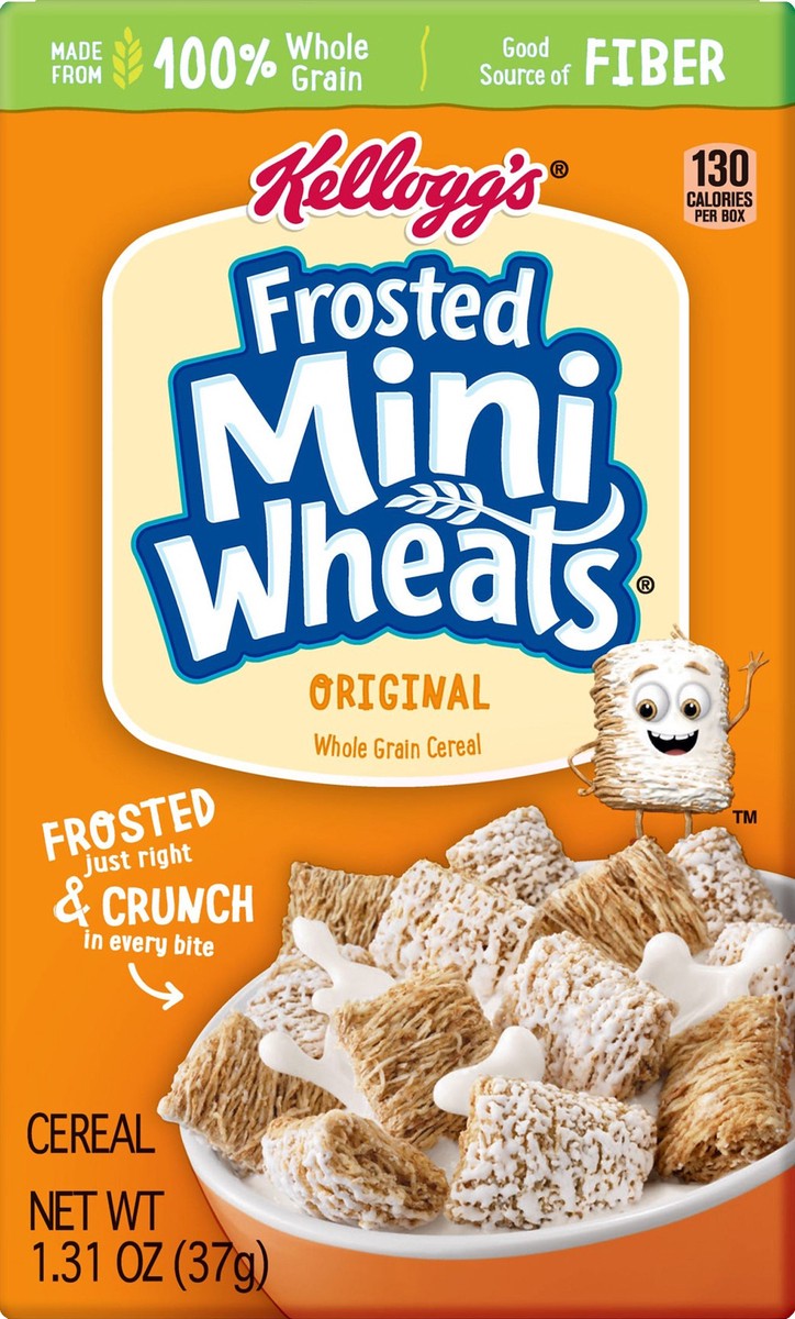 slide 7 of 7, Frosted Mini-Wheats Kellogg's Frosted Mini-Wheats Breakfast Cereal Original, 1.13 oz, 1.31 oz