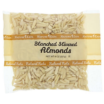 slide 1 of 1, Nature's Eats Blanched Slivered Almonds, 8 oz