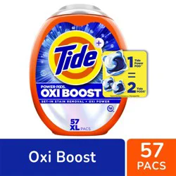 Tide Power-Pods Oxi Boost Laundry Detergent Pods