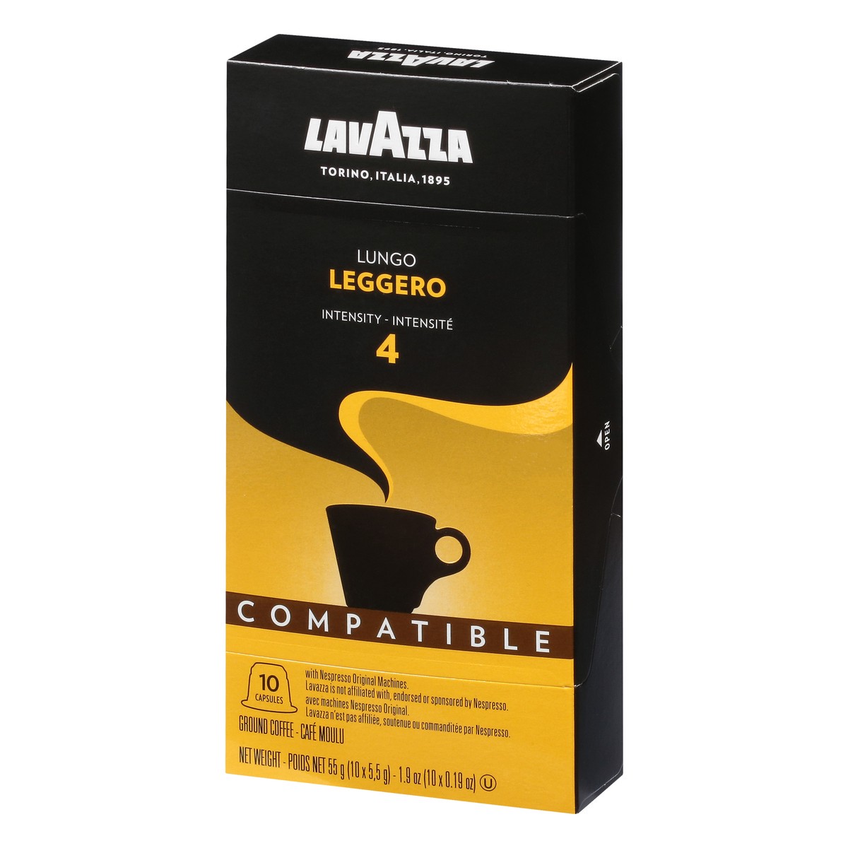 slide 3 of 9, Lavazza Leggero Nespresso Capsules, 10 ct