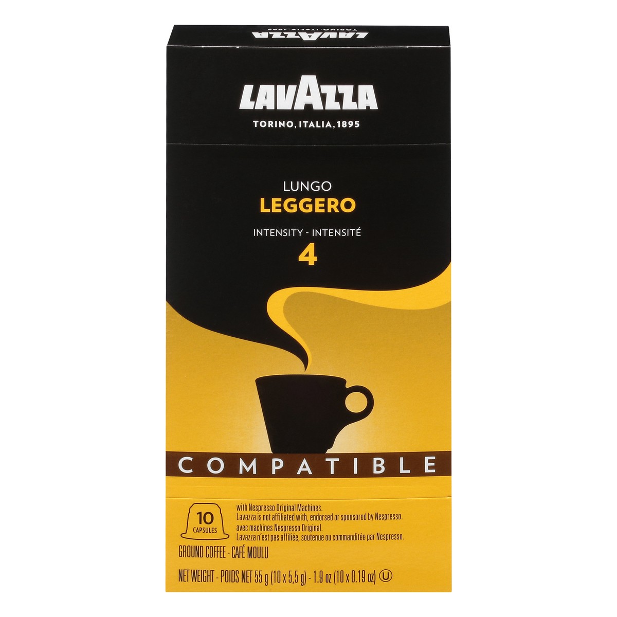 slide 1 of 9, Lavazza Leggero Nespresso Capsules, 10 ct