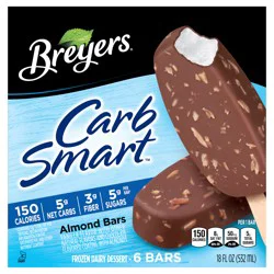 Breyers CarbSmart™ Frozen Dessert Almond Bars, 6 ct