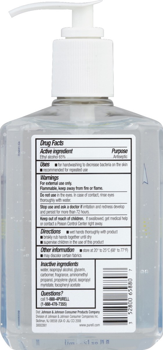 slide 3 of 3, PURELL Hand Sanitizer, Instant, 8 oz