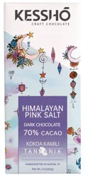 Kessho Himalayan Pink Salt Dark Chocolate Bar