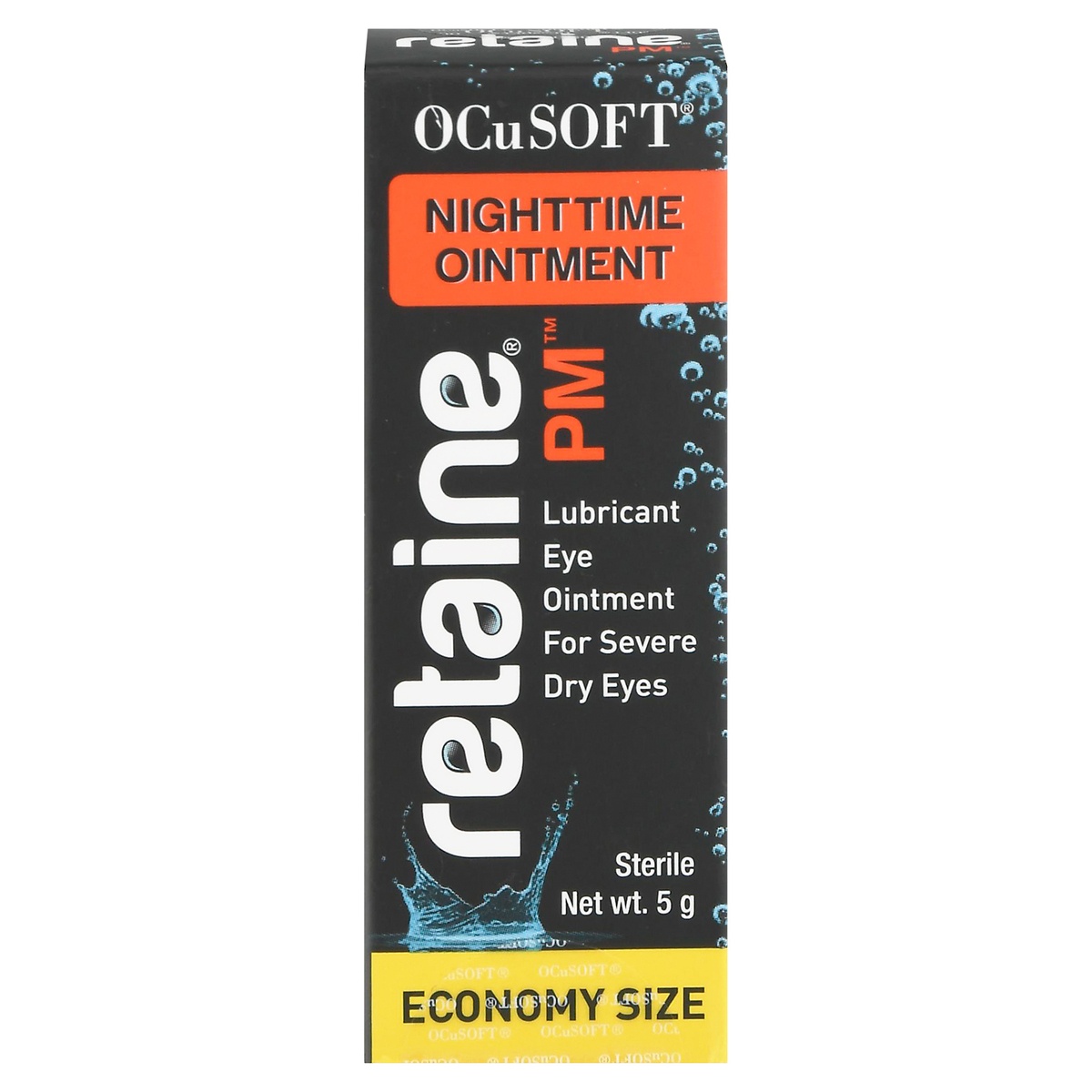 slide 1 of 9, OCuSOFT Retaine PM Economy Size Nighttime Eye Ointment 5 g, 5 gram