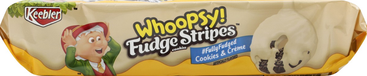 slide 3 of 6, Keebler Whoopsy! Fudge Stripes Cookies, 11.5 oz