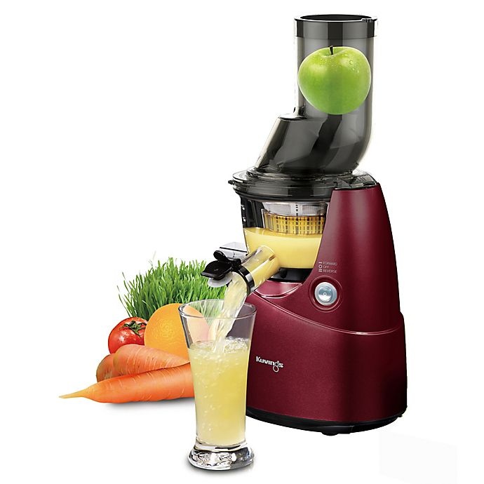 slide 5 of 5, Kuvings Whole Slow Juicer with Smoothie Strainer - Pearl Red, 1 ct