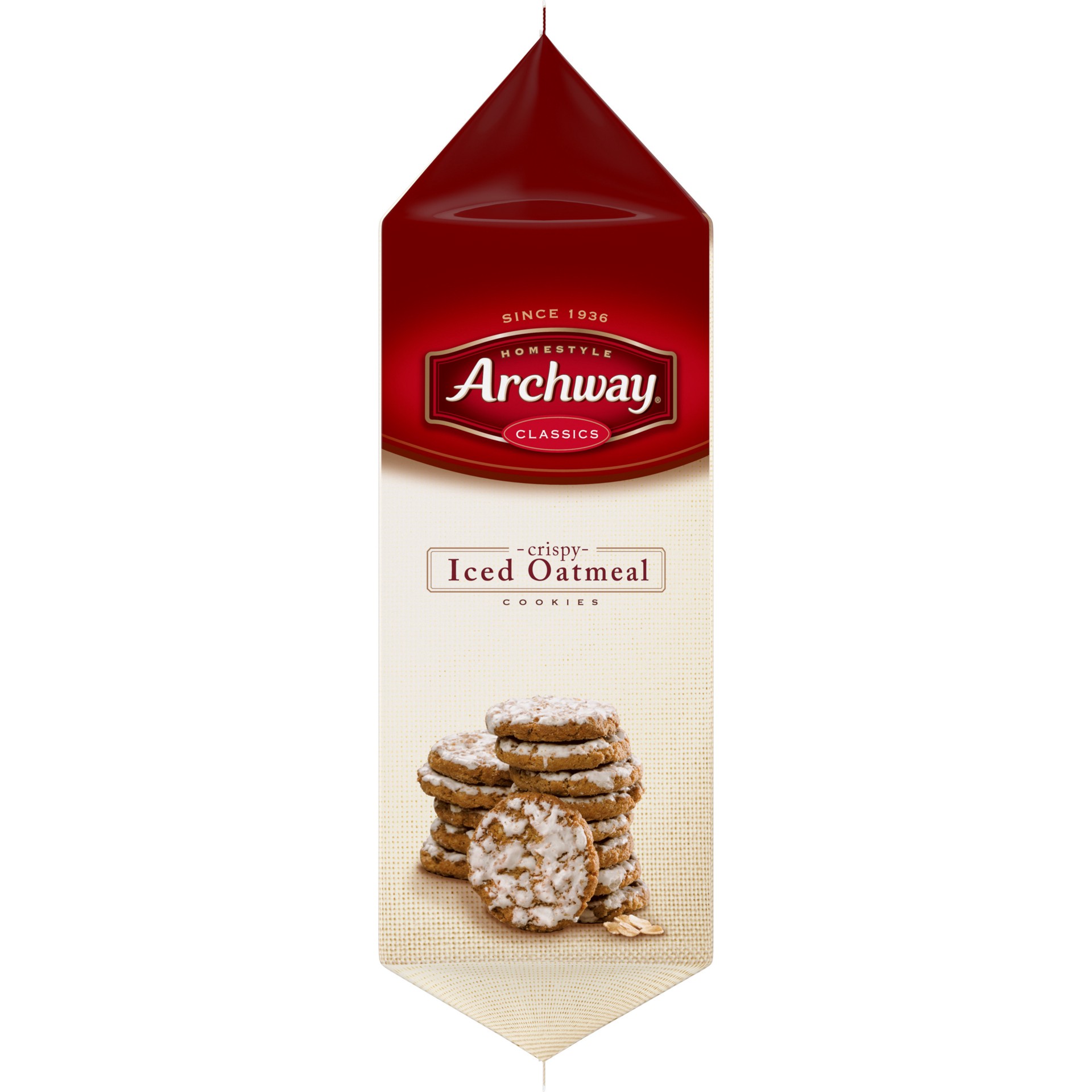 slide 5 of 5, Archway Cookies Cookies, Crispy Iced Oatmeal Cookies, 12 Oz, 12 oz