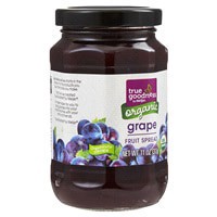 slide 7 of 29, True Goodness Organic Grape Fruit Spread, 11 oz