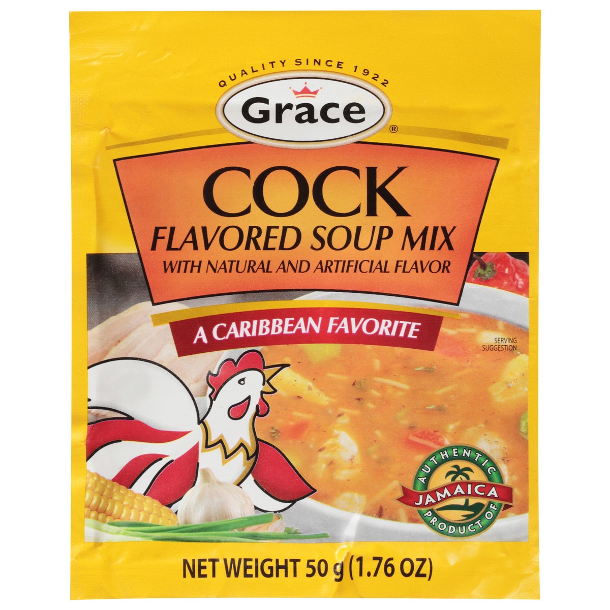 slide 1 of 1, Grace Cock Flavored Soup Mix 1.76 oz, 1.76 oz