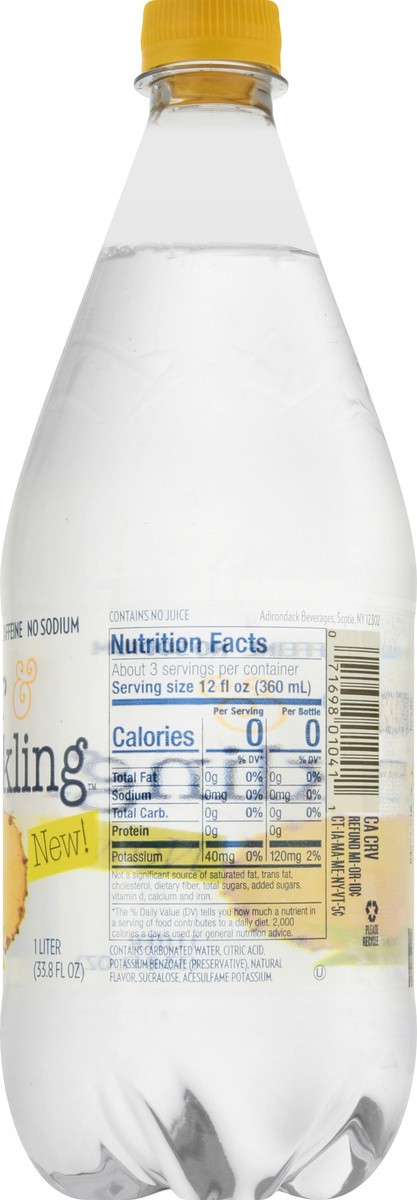 slide 5 of 13, Clear & Sparkling Tropical Orange Water Beverage - 1 l, 1 l